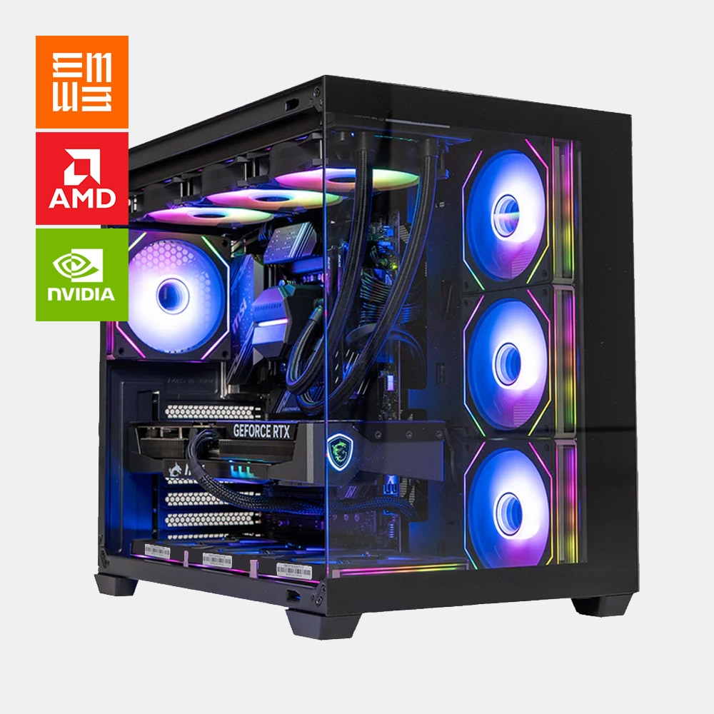 PROJECT ELEVEN // STEALTH GRID – PC GAMING RYZEN 7 9850X3D + RTX 5070 12GB | ELEVEN PC GAMING