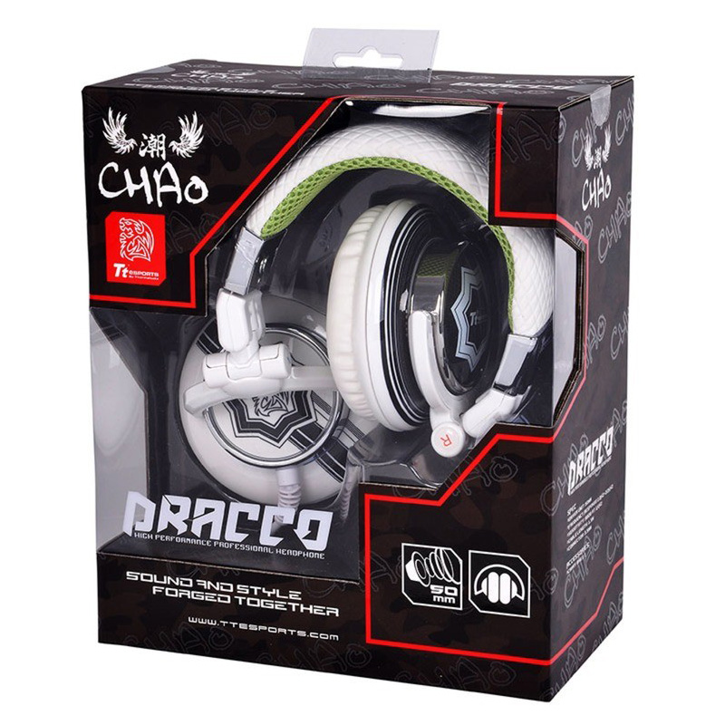 TTeSports Dracco Chao Signature Cuffia Street - Bianco - immagine 3