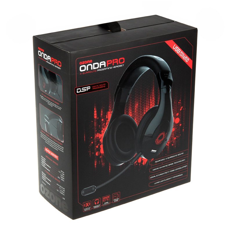 Ozone ONDA PRO X-Surround Pro Gaming Headset - Nero - immagine 7
