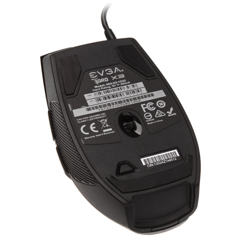 EVGA TorQ X3 Optical Gaming Mouse - Grigio - immagine 6