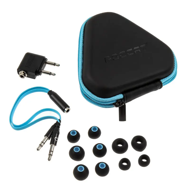 Roccat Aluma Premium Performance In-Ear Headset - Nero/Blu - immagine 5