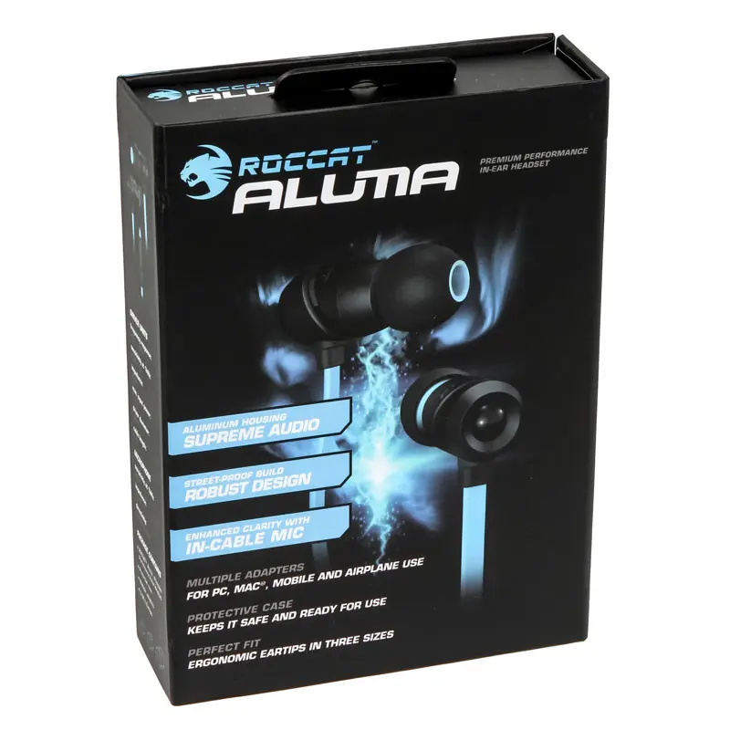 Roccat Aluma Premium Performance In-Ear Headset - Nero/Blu - immagine 6