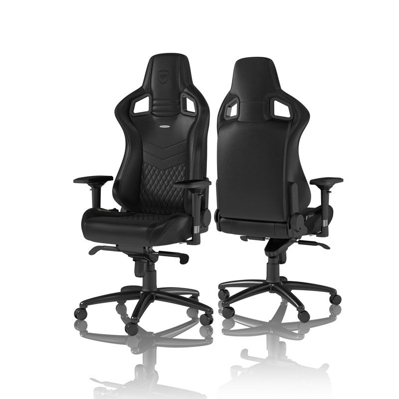 noblechairs EPIC Real Leather Gaming Chair - Nero - immagine 2