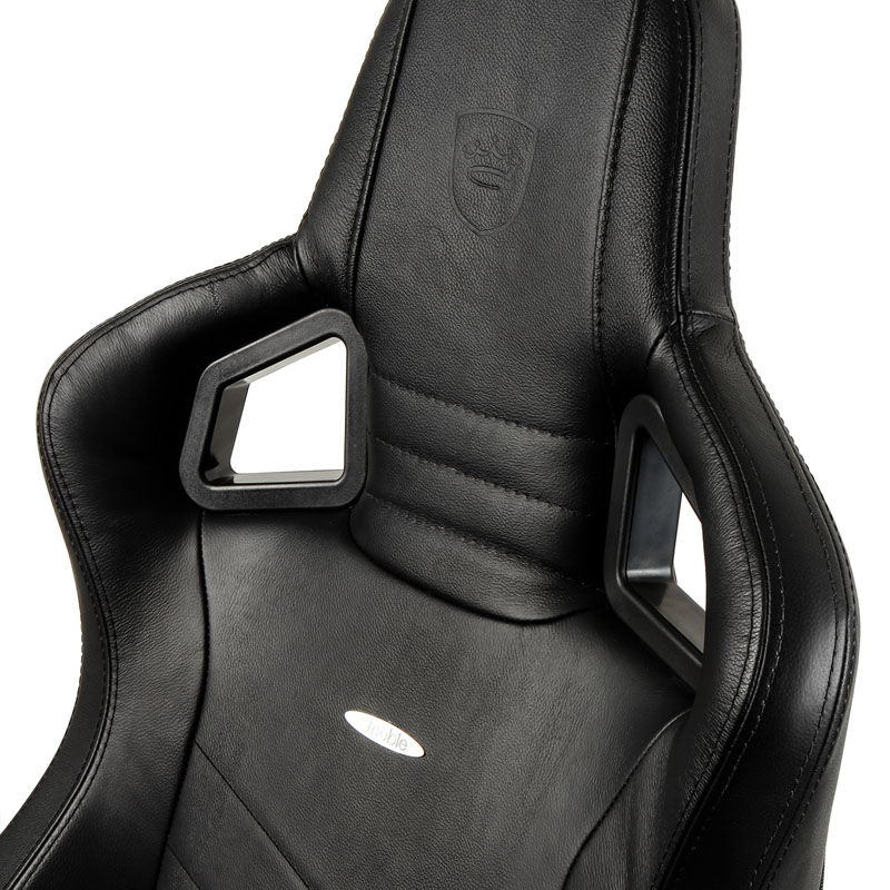 noblechairs EPIC Real Leather Gaming Chair - Nero - immagine 3
