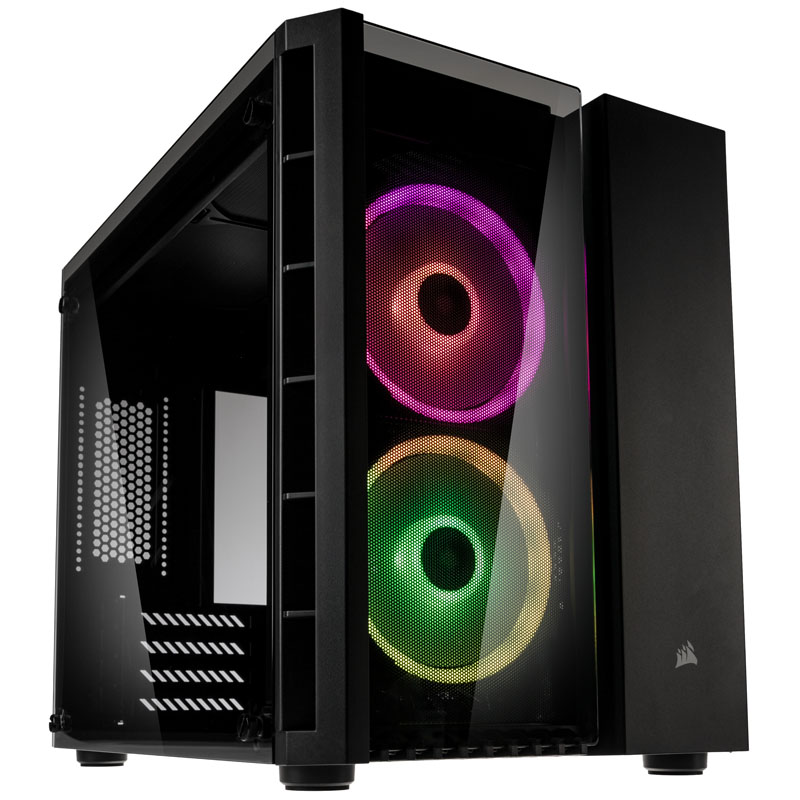 Corsair Crystal 280X RGB, Vetro Temperato - Nero