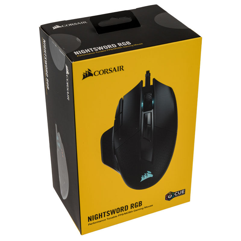 Corsair Gaming NightSword RGB Gaming Mouse, 18000 DPI - Nero - immagine 6