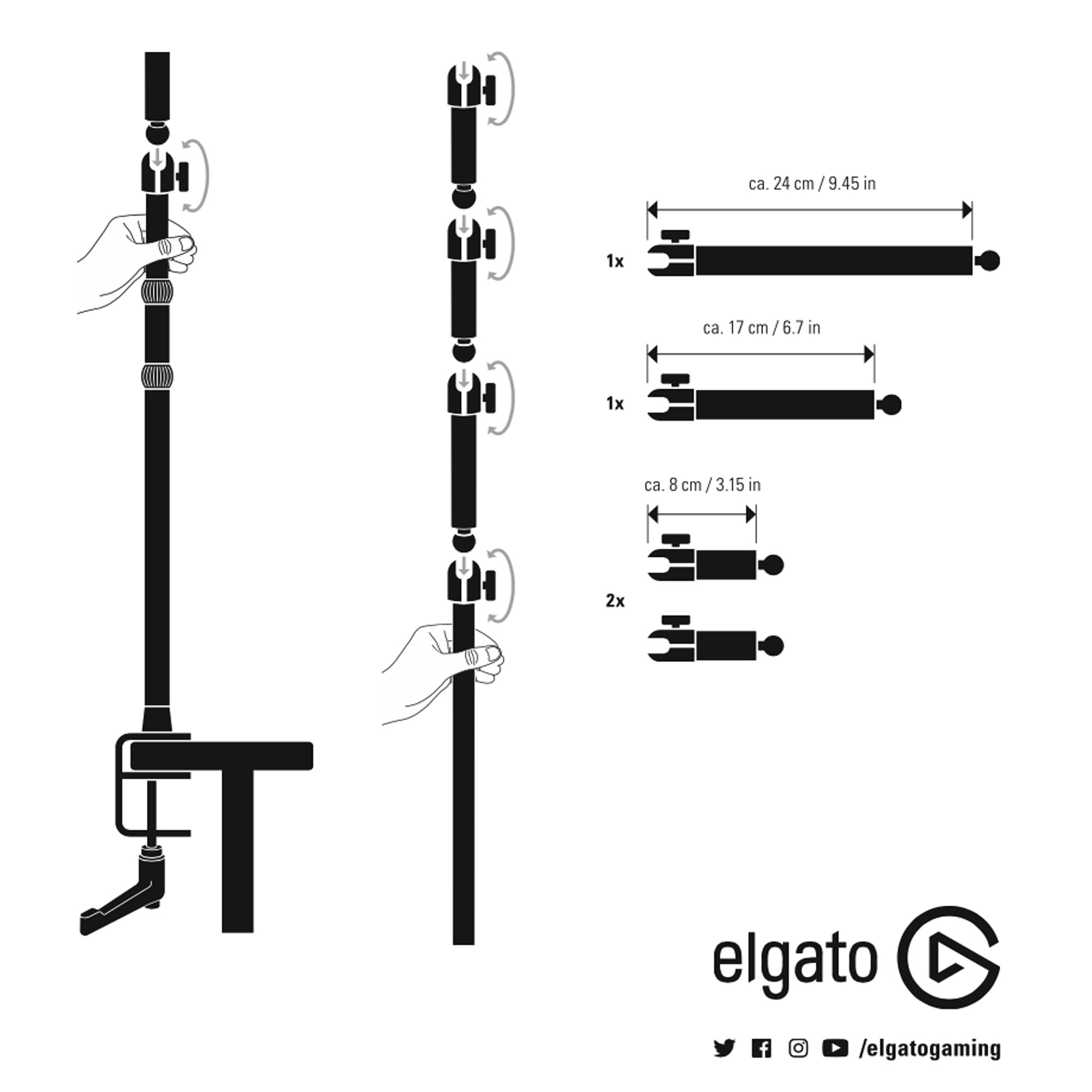 Elgato Multi Mount & Elgato Multi Mount Flex Arm Kit - immagine 2