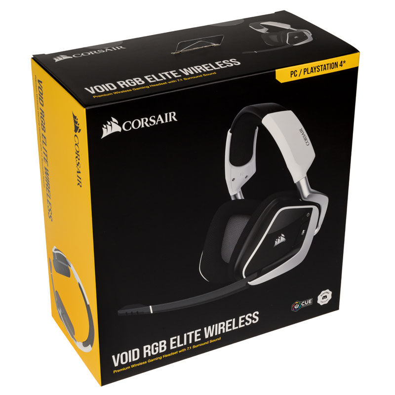 Corsair VOID RGB ELITE Wireless Gaming Headset - Bianco - immagine 4