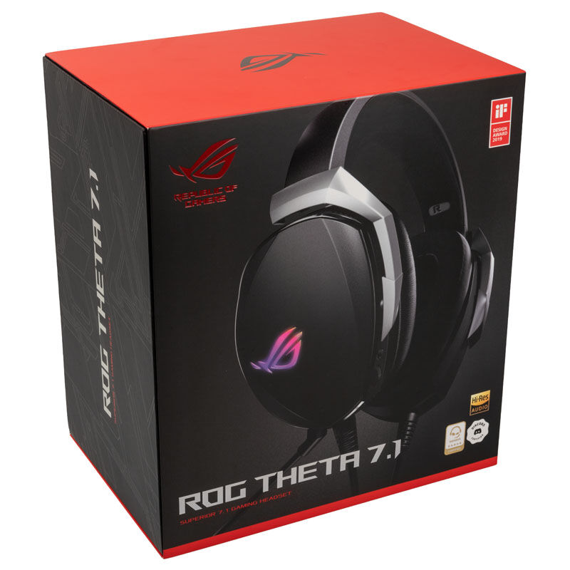 Asus ROG Theta 7.1 Gaming Headset, DAC 7.1 - Nero - immagine 4