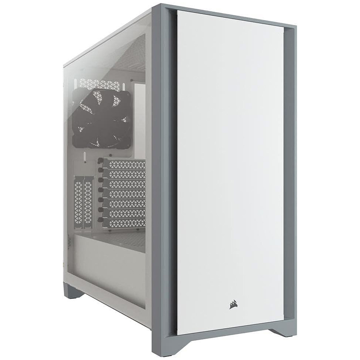 Corsair 4000D Tempered Glass - Bianco con Finestra