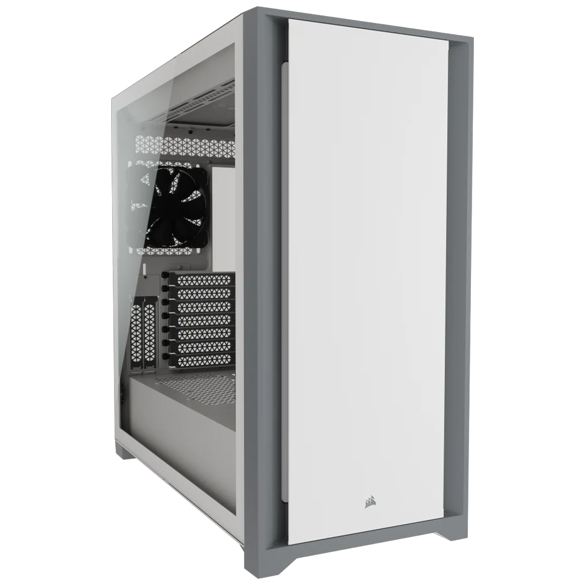 Corsair 5000D Tempered Glass - Bianco con Finestra