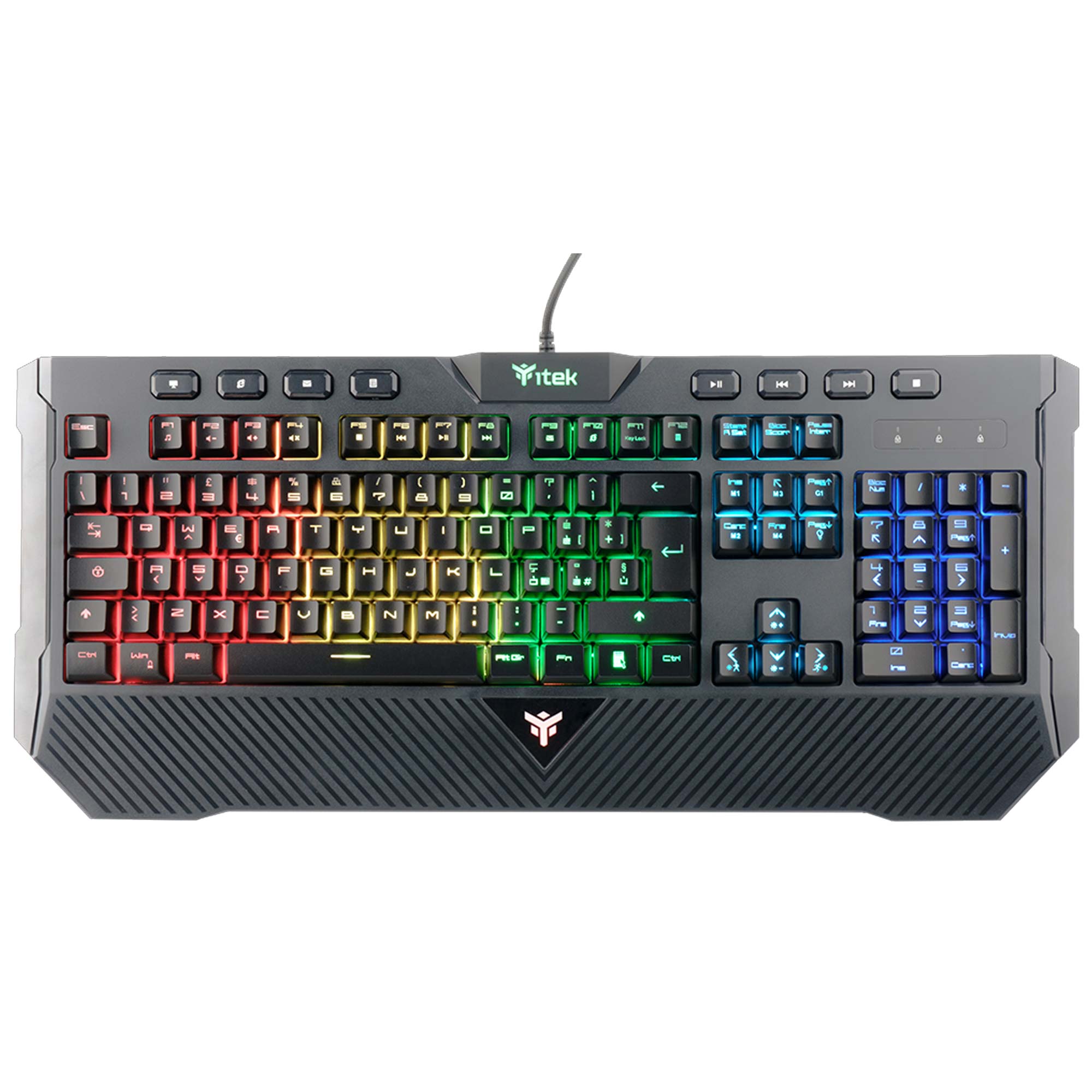 iTek Q11 Gaming Keyboard, RGB, Nero - Layout ITA - immagine 2