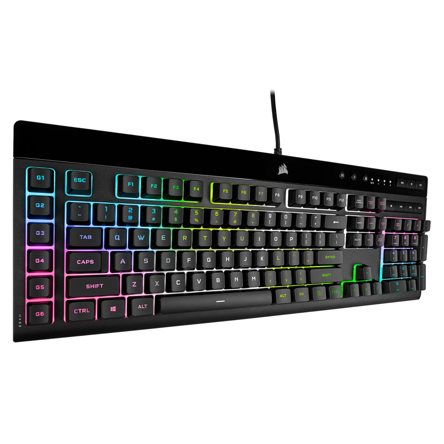Corsair Tastiera Gaming K55 RGB Pro - Layout ITA - immagine 3