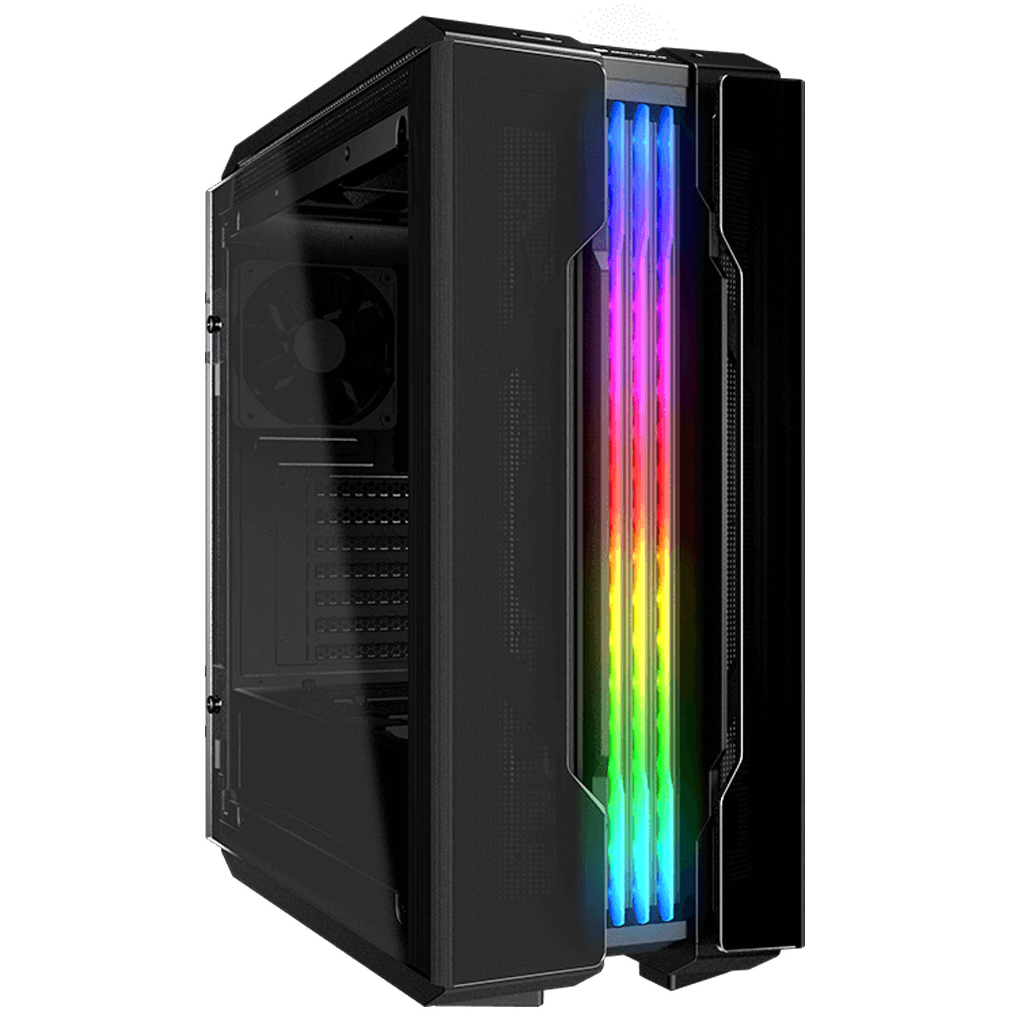 Cougar Gemini T PRO, D-RGB - Nero con Finestra