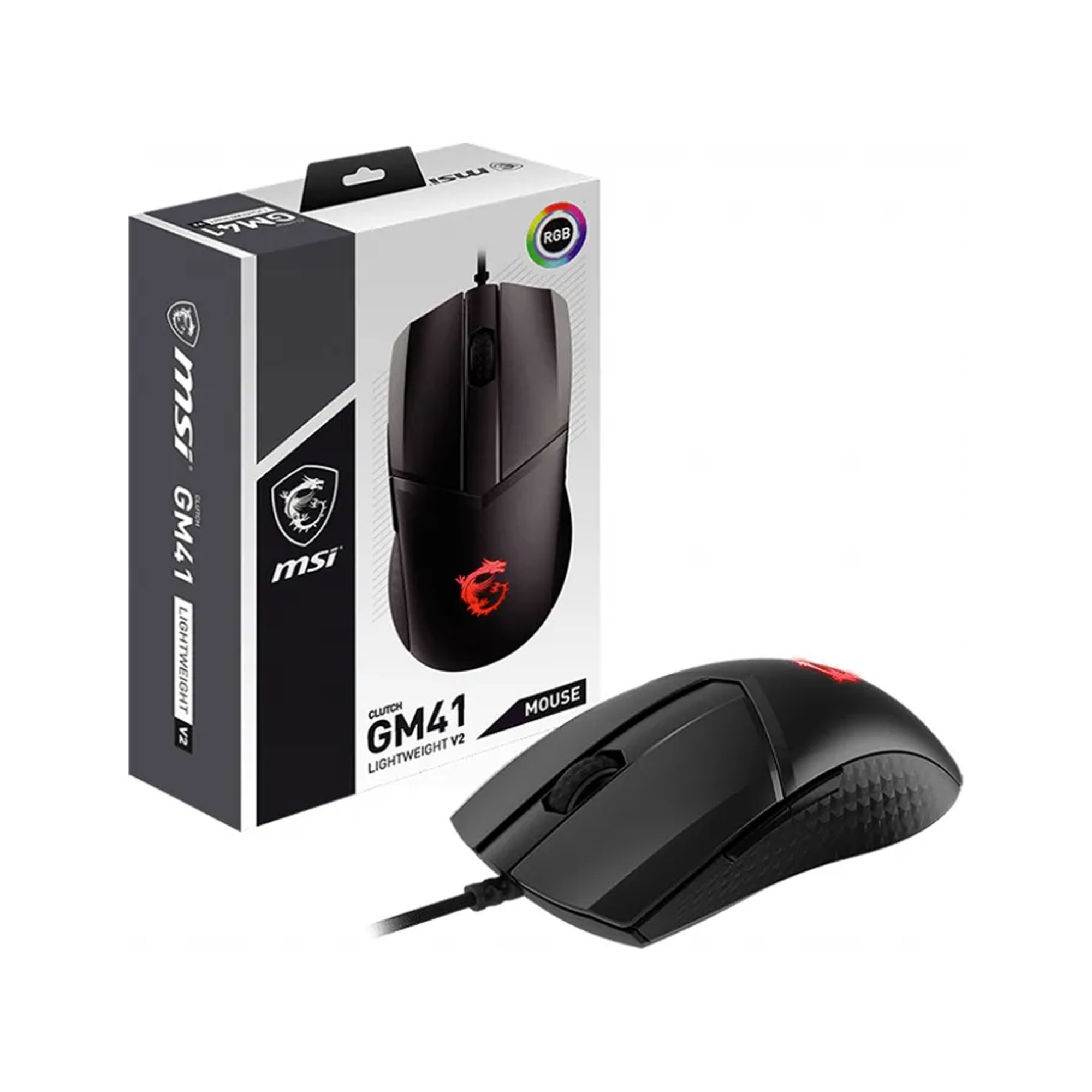 MSI Clutch GM41 LIGHTWEIGHT V2 Gaming Mouse - immagine 3