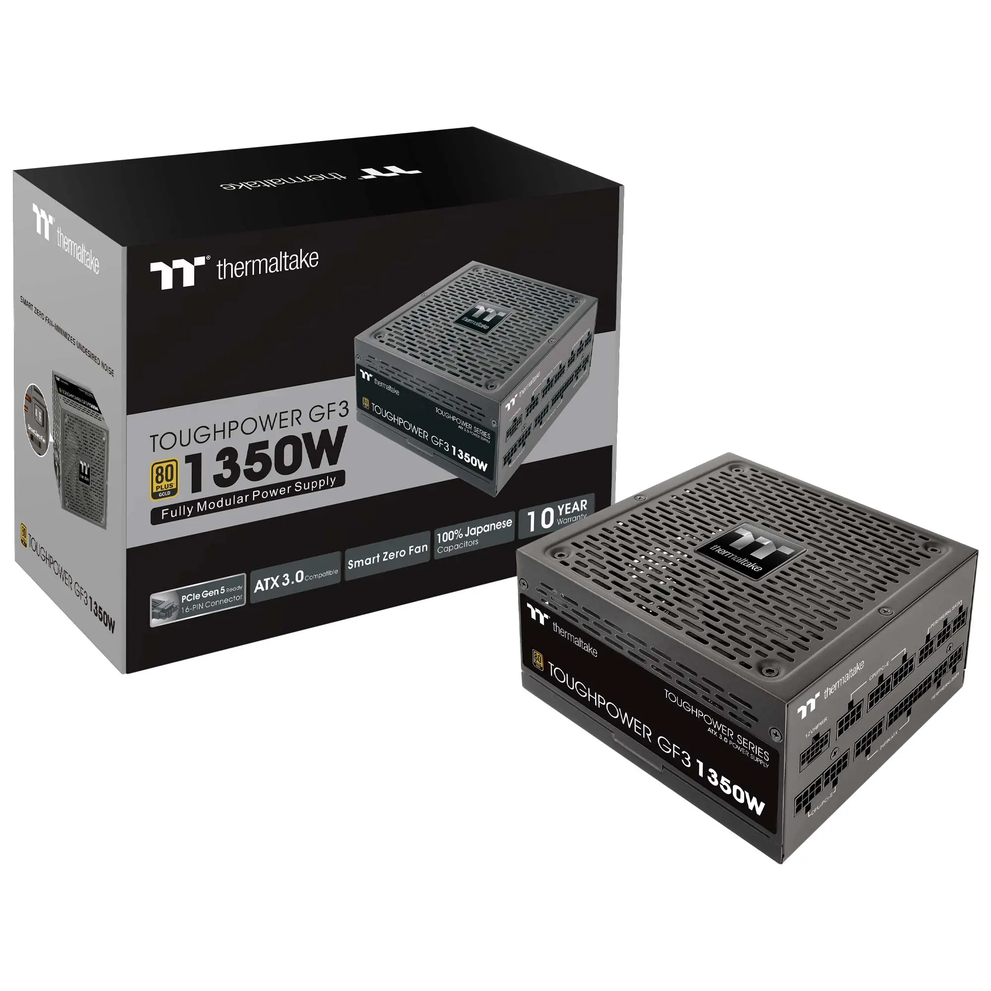 Thermaltake Toughpower GF3 80 Plus Gold PSU, Modulare - 1.350 Watt - immagine 3