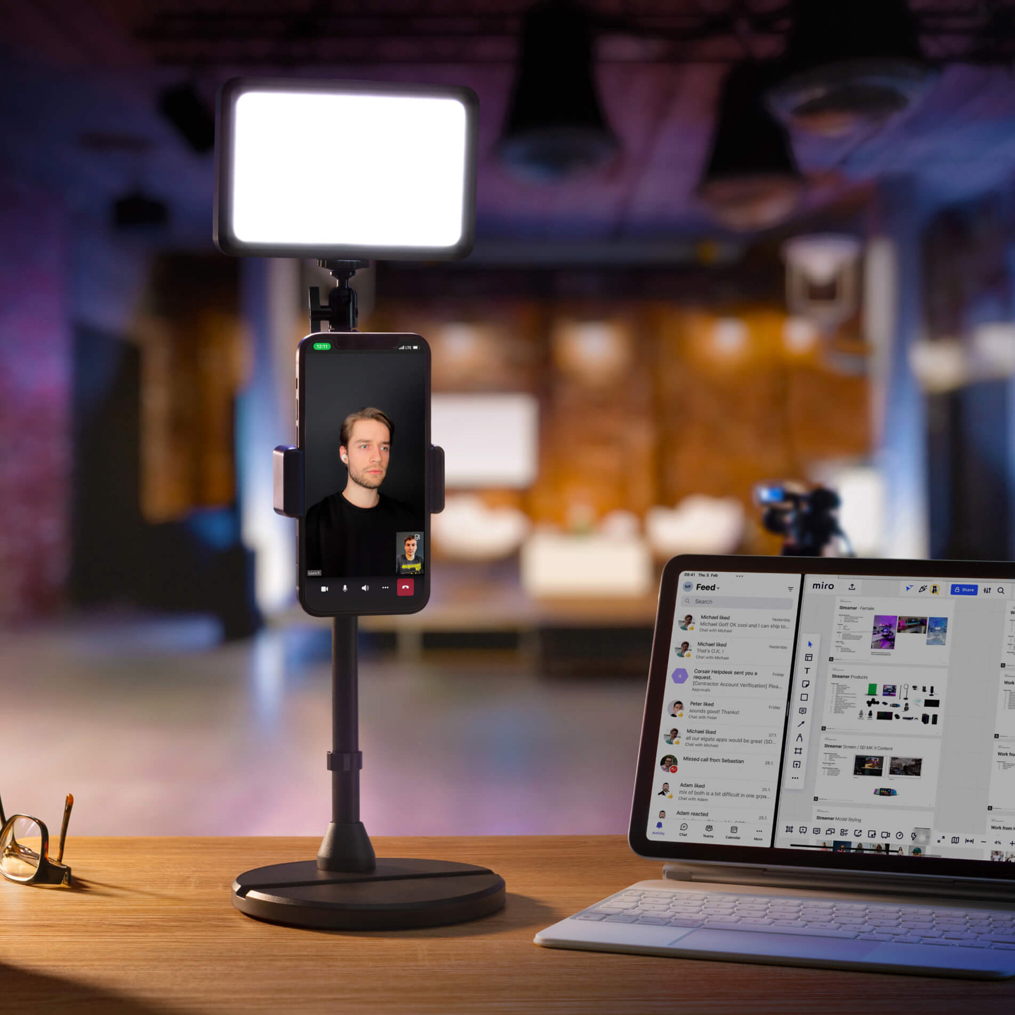 Elgato Mini Mount, Sistema Montaggio Scrivania - Nero - immagine 4