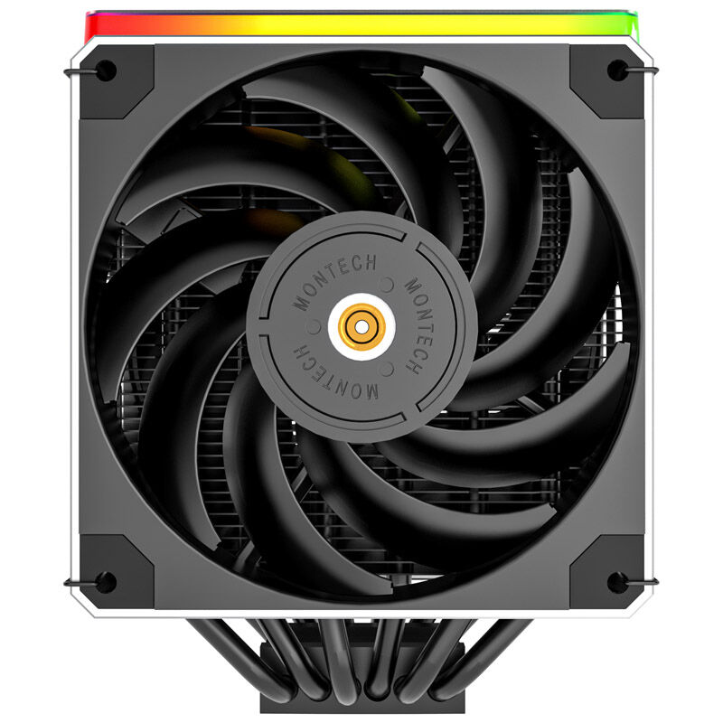 Montech Metal DT24 Premium CPU-Cooler ARGB, 2x120mm - immagine 2