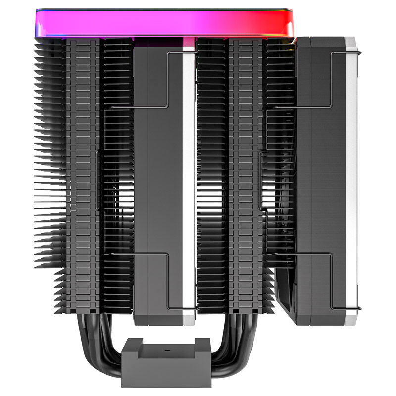 Montech Metal DT24 Premium CPU-Cooler ARGB, 2x120mm - immagine 3