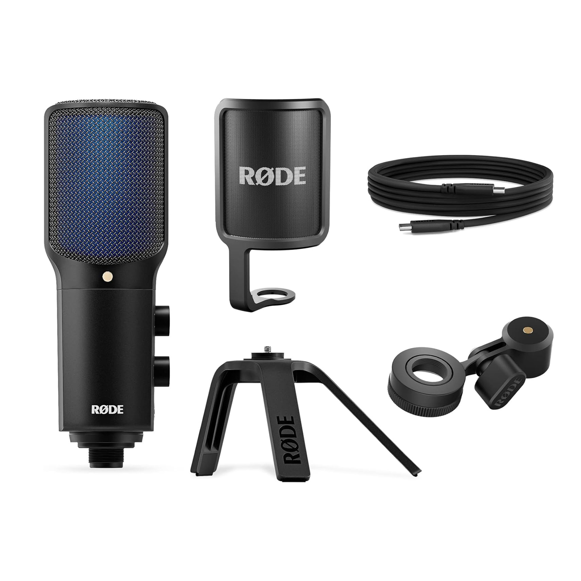 RODE NT-USB+, Microfono da tavolo - Nero - immagine 3