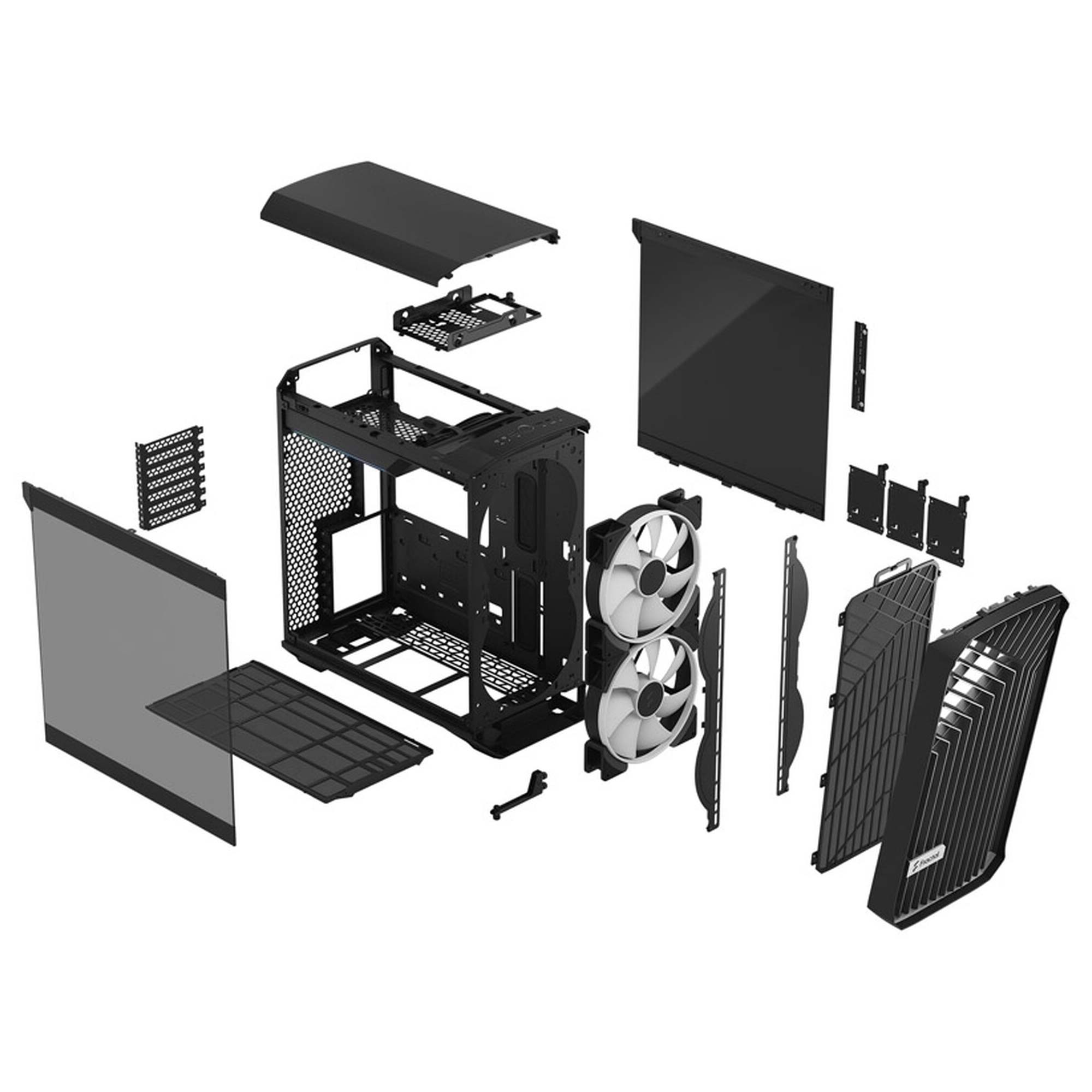 Fractal Design Torrent Compact TG Light Tint RGB, Mid-Tower - Nero - immagine 5