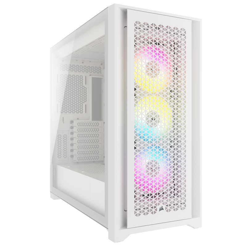 Corsair 5000D RGB AIRFLOW Tempered Glass - Bianco con Finestra