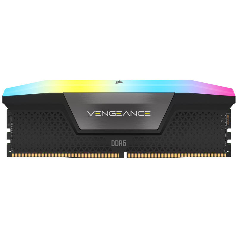 Corsair Vengeance RGB DDR5 6200MHz C32, Nero - 64GB (4x16GB) - immagine 3