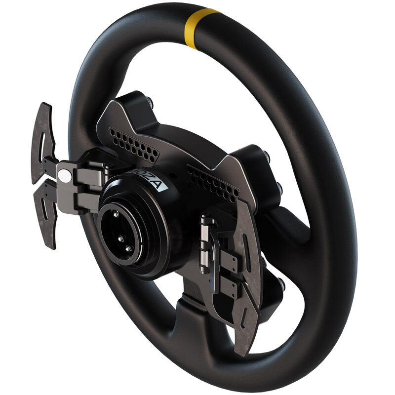 MOZA RS V2 Volante Rotondo - Pelle (33cm) - immagine 4