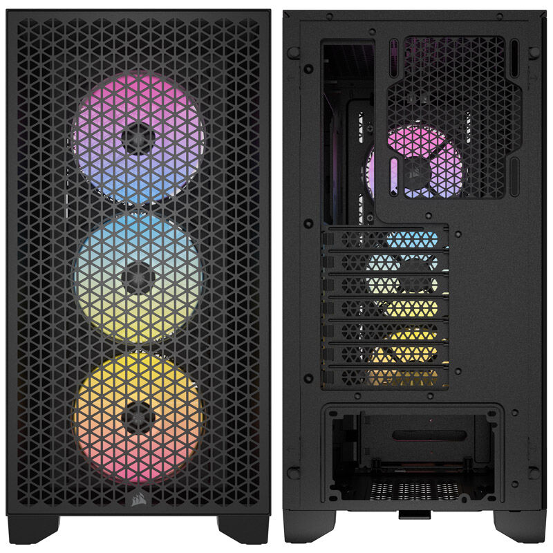 Corsair 3000D RGB Airflow, Mid-Tower - Nero - immagine 4