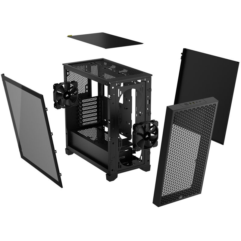Corsair 3000D Airflow, Mid-Tower - Nero - immagine 3