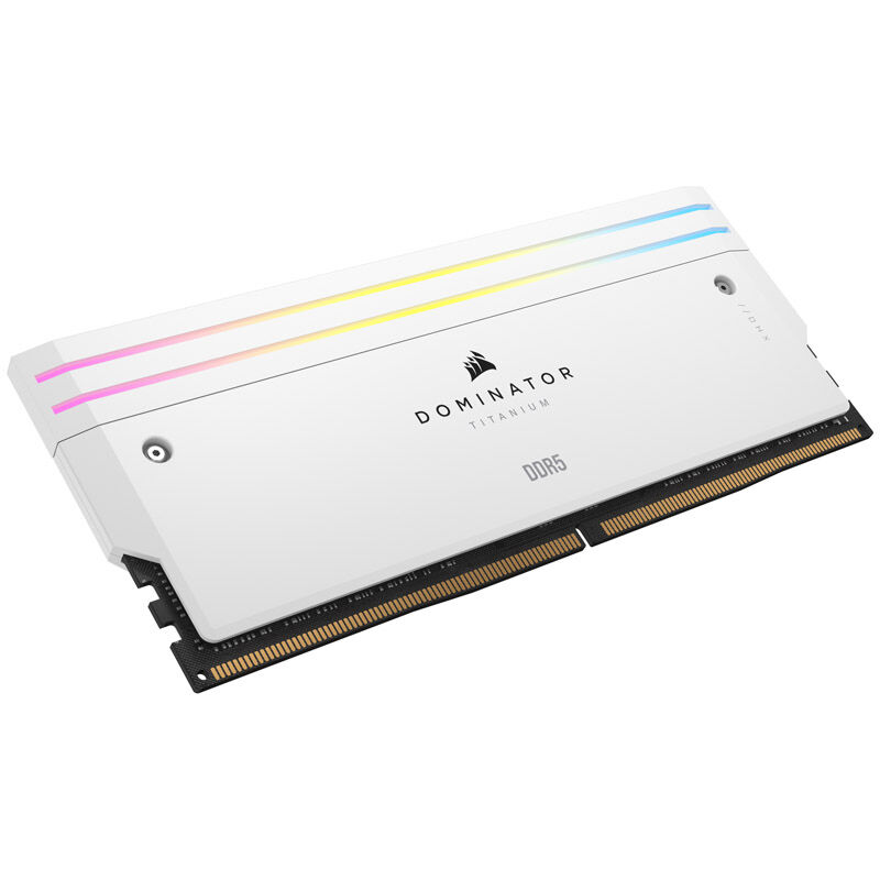 Corsair Dominator Titanium RGB DDR5 6400MHz C32, Bianco - 32GB (2x16GB) - immagine 3