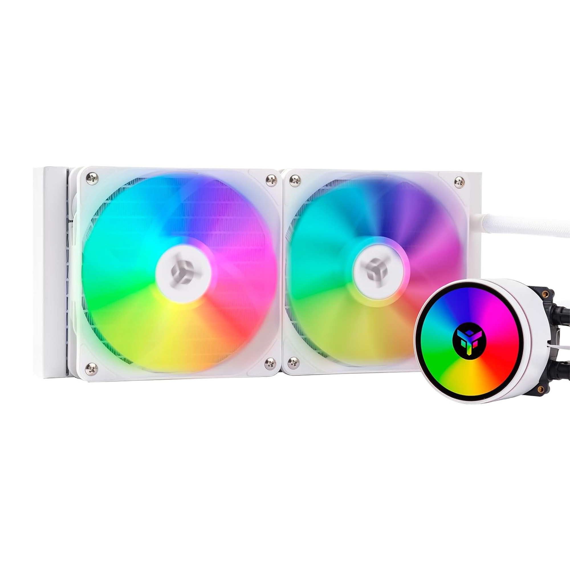 iTek EVOLIQ 240 V2 ARGB, PWM - Bianco - 240 mm