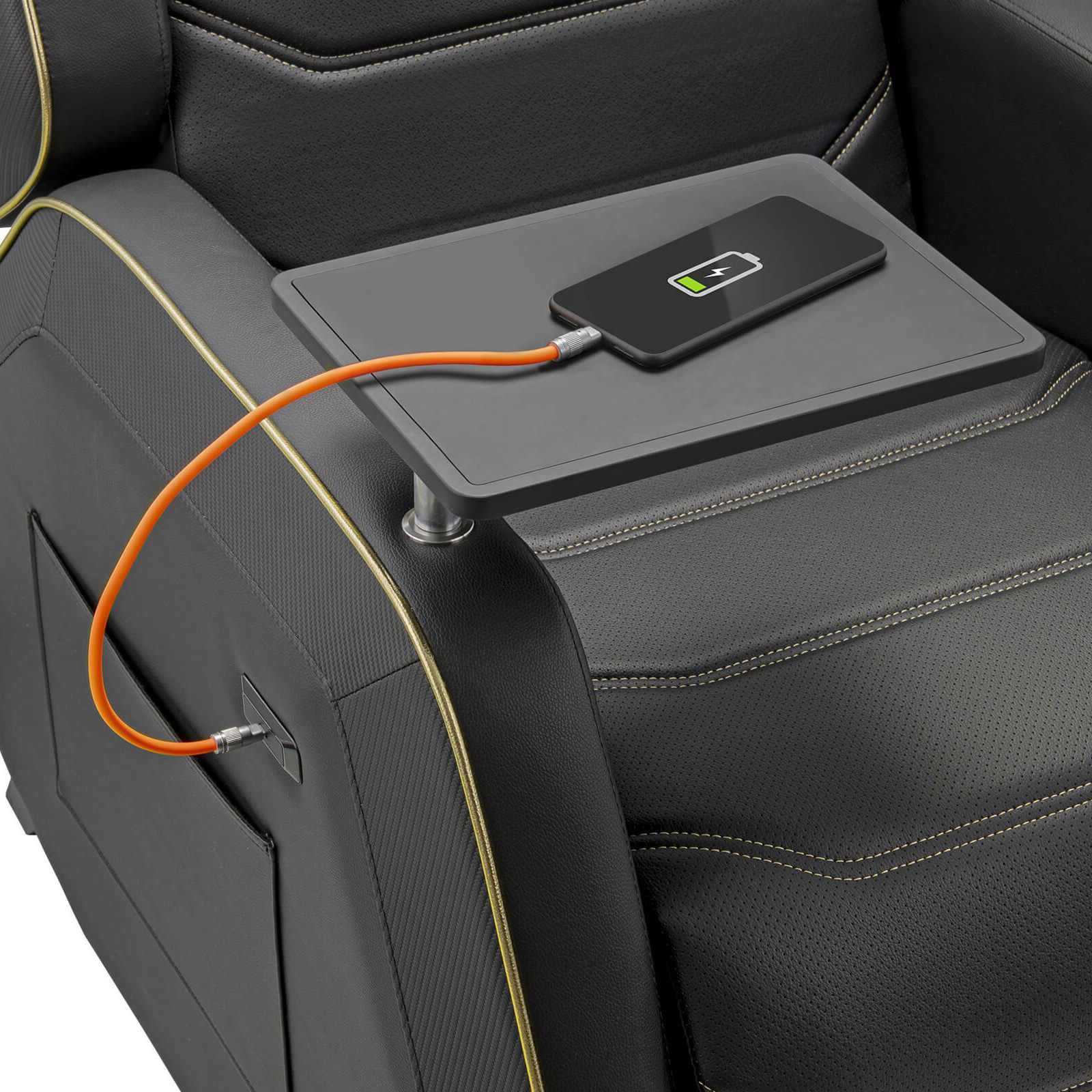 Cougar Ranger Pro Royal Gaming Sofa - Nero/Oro - immagine 7