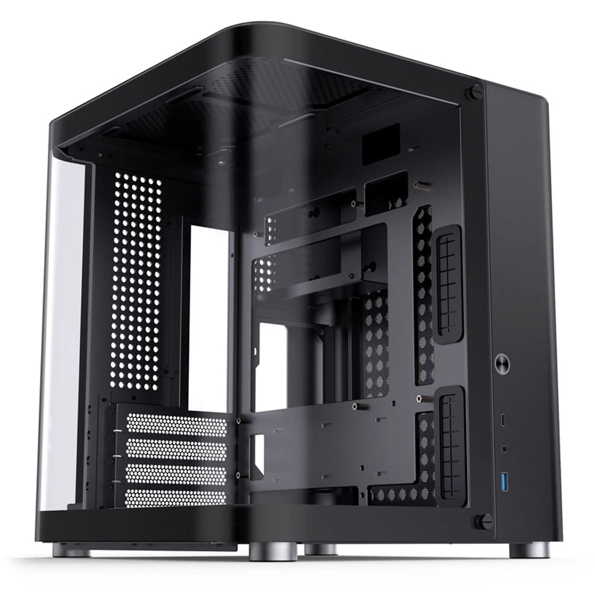 Jonsbo TK-1 .20, Micro-ATX, Vetro Temperato - Nero