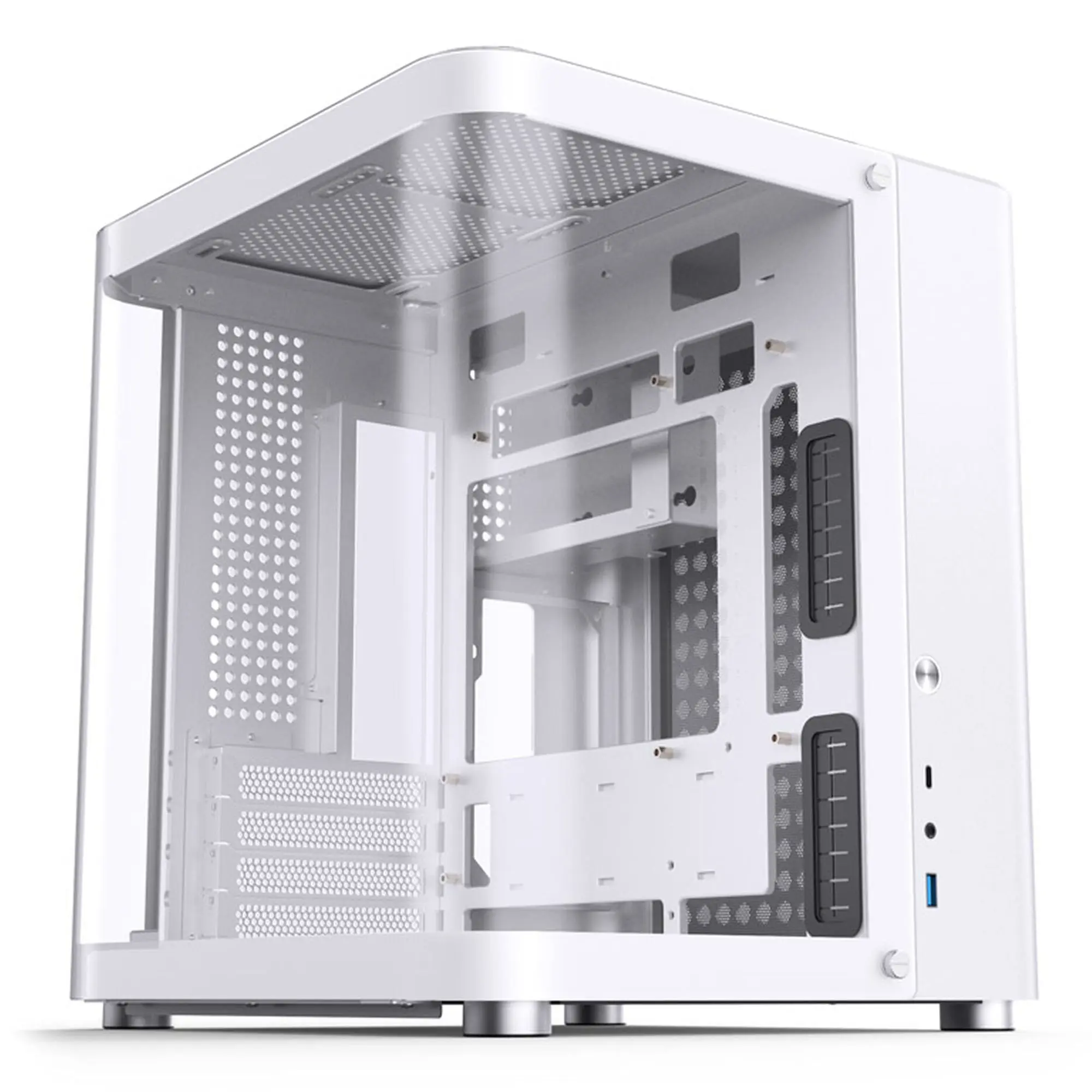Jonsbo TK-1 .20, Micro-ATX, Vetro Temperato - Bianco
