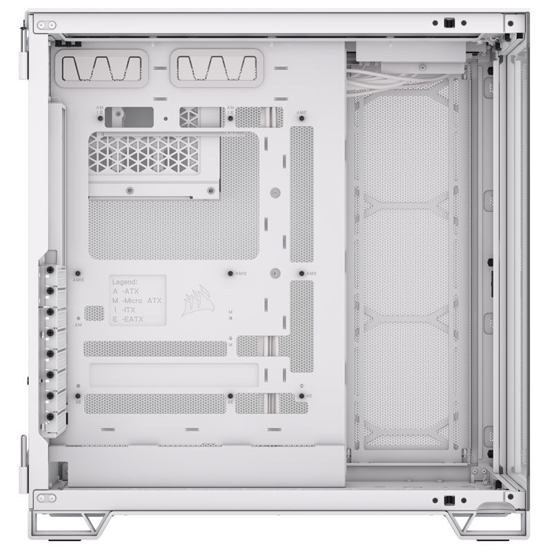 Corsair 6500X, Vetro Temperato - Bianco - immagine 3