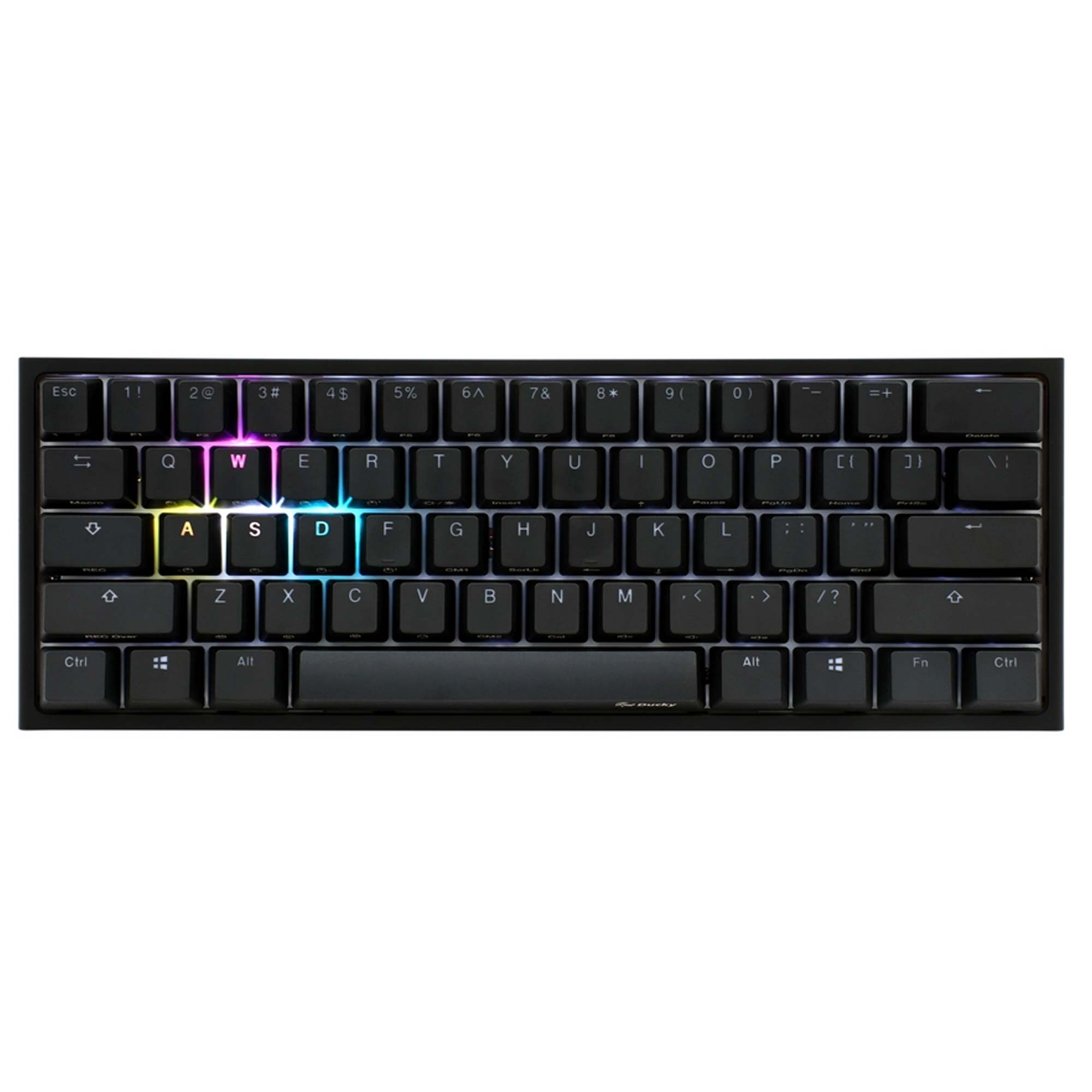 Ducky One 2 Mini 60%, Cherry Speed Silver, RGB, Nero - Layout ITA - immagine 2