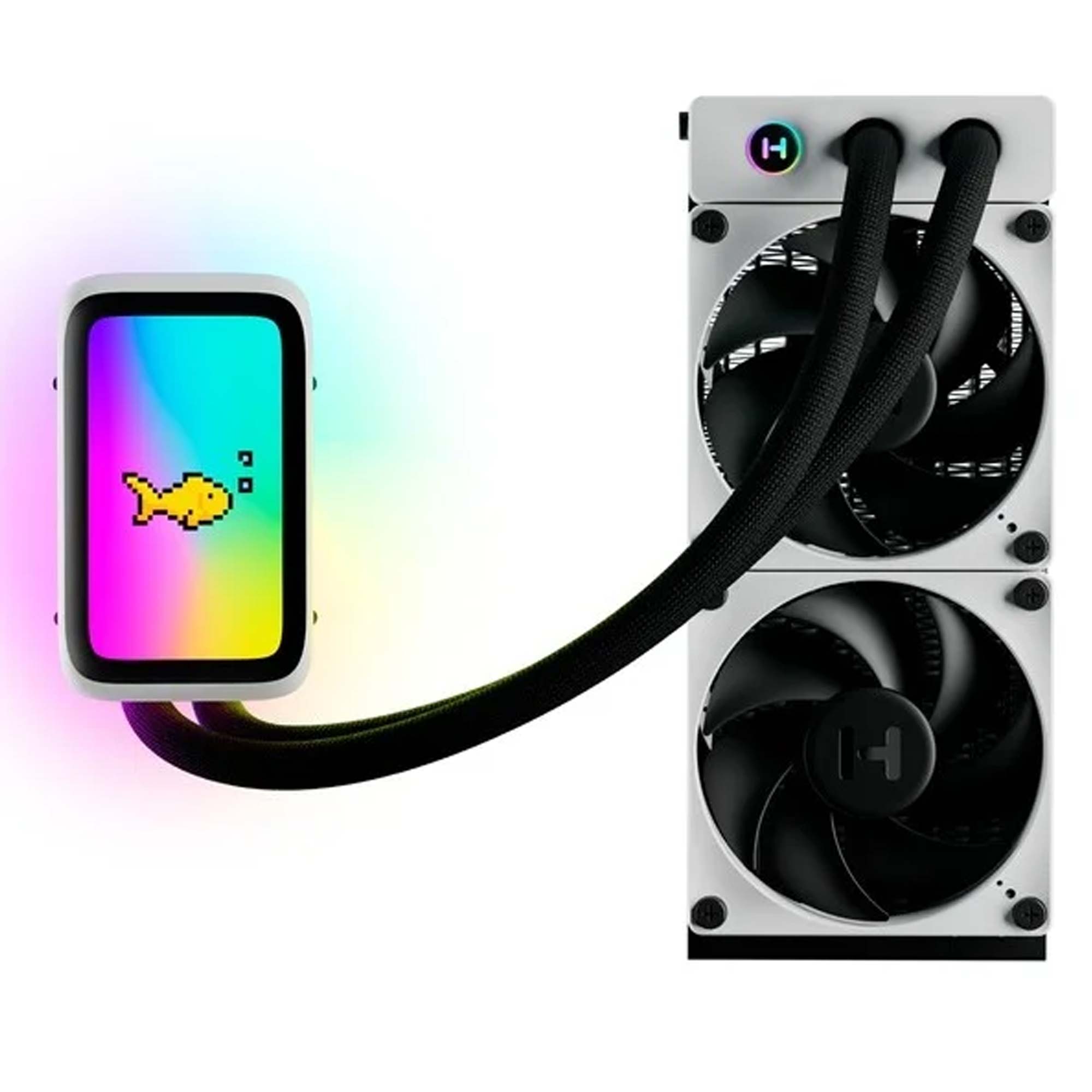 HYTE Thicc Q60, Dissipatore All-In-One, schermo IPS 5 pollici - 240 mm - immagine 2