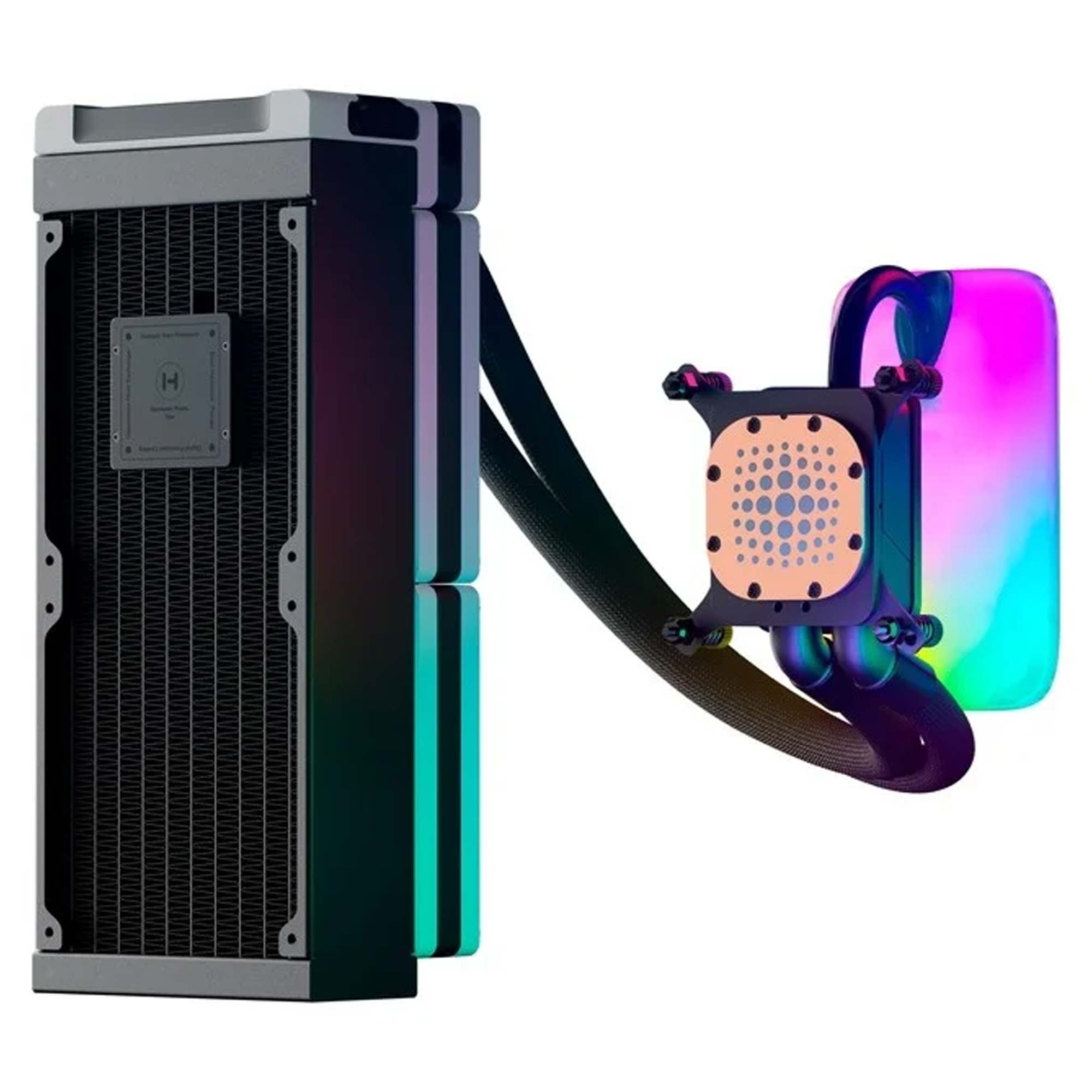 HYTE Thicc Q60, Dissipatore All-In-One, schermo IPS 5 pollici - 240 mm - immagine 3