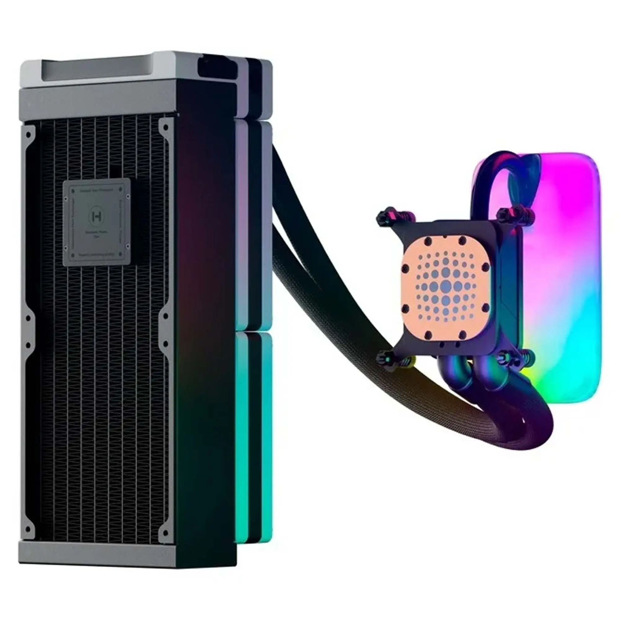HYTE Thicc Q60, Dissipatore All-In-One, schermo IPS 5 pollici - 240 mm - immagine 3