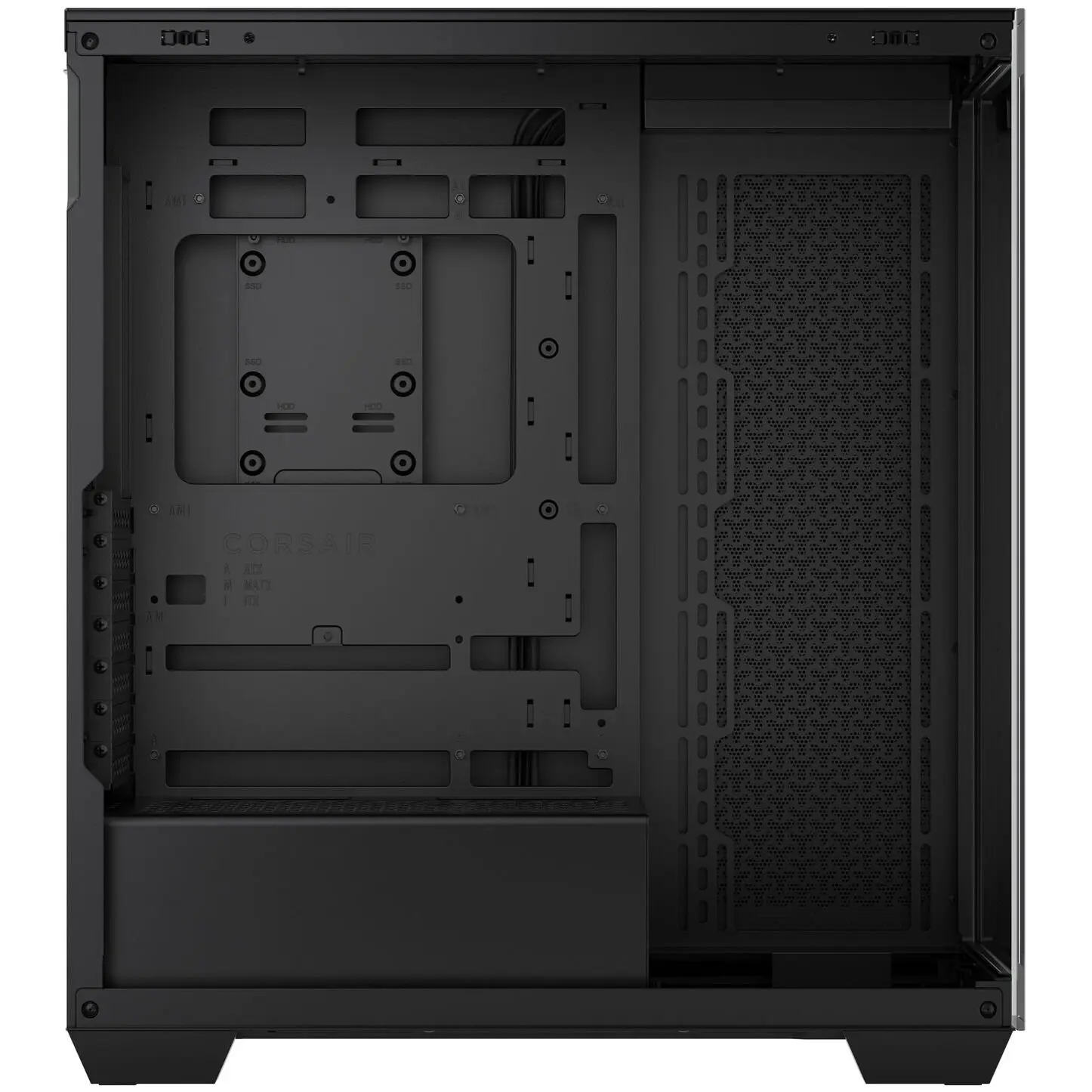 Corsair 3500X, Vetro Temperato - Nero - immagine 2