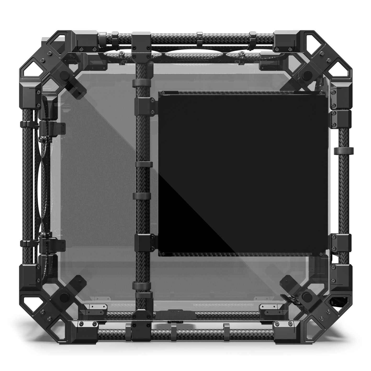 Alphacool Apex Pro Skeleton - Case ATX - Carbon/Nero - immagine 3