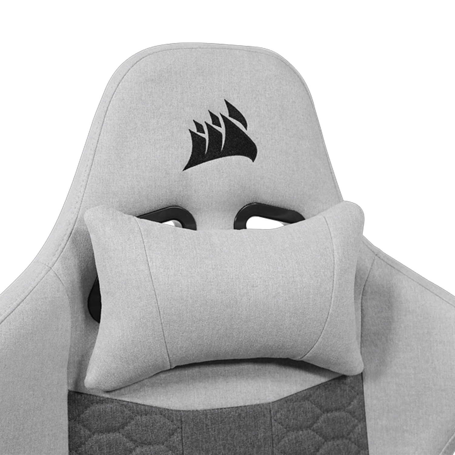 Corsair TC100 RELAXED Gaming Chair - Fabric Grey/Silver - immagine 3