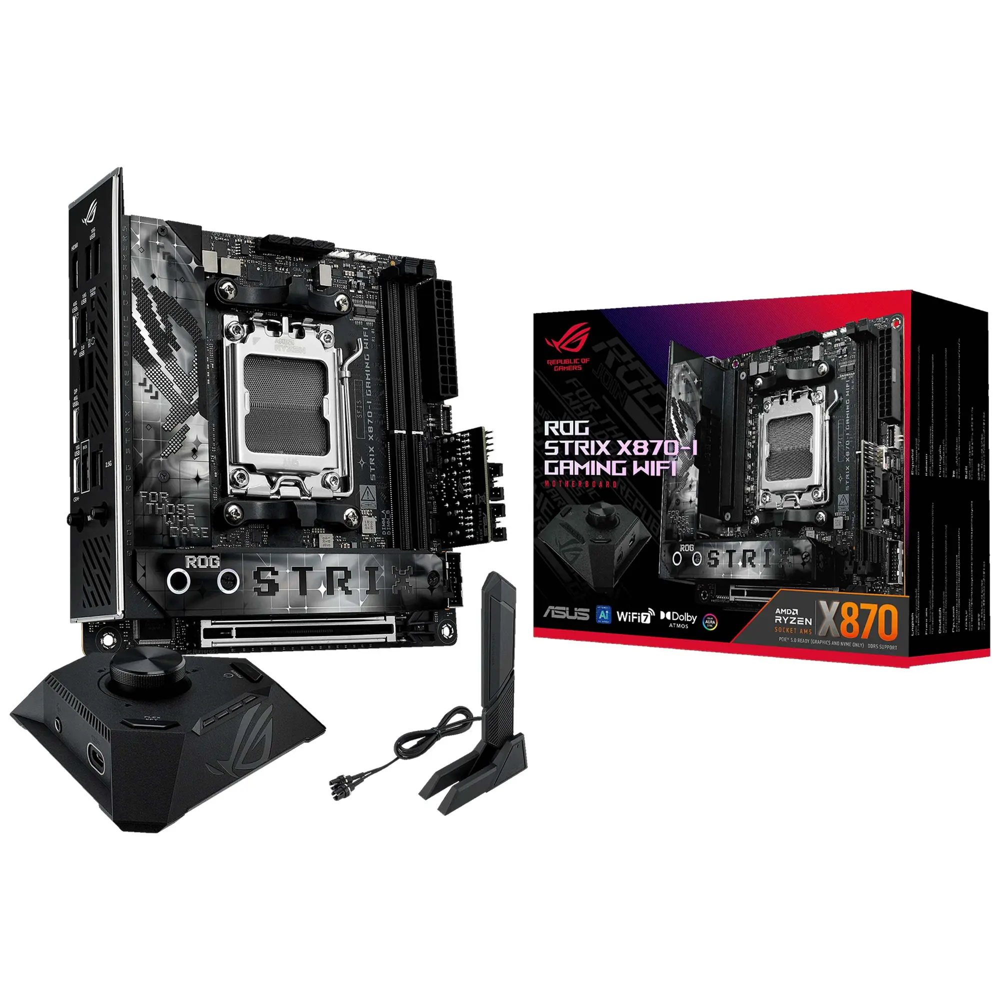 Asus ROG STRIX X870-I Gaming WiFi - Socket AM5, DDR5 - immagine 4