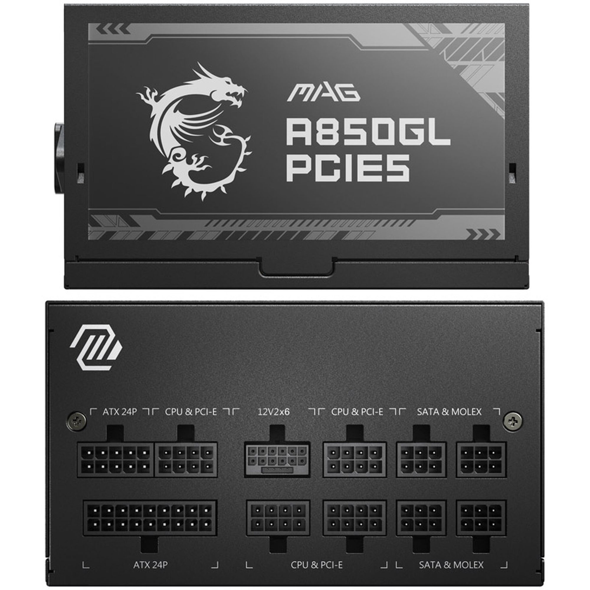 MSI MAG A850GL Gold Power Supply, Modulare, PCIe 5.0, ATX 3.0 - 850 Watt - immagine 2