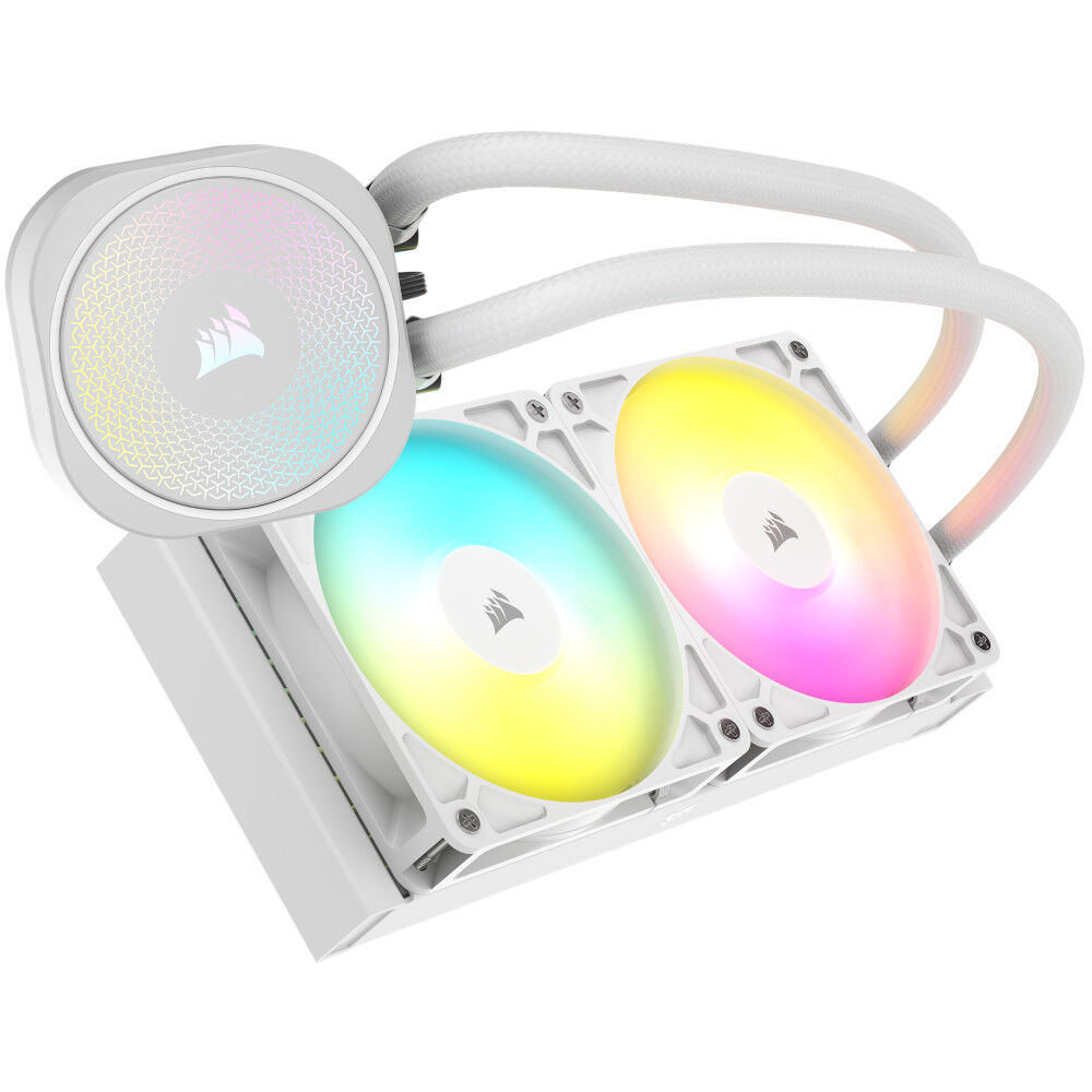 Corsair NAUTILUS 240 RS ARGB, AIO Liquid CPU Cooler - 240 mm, Bianco - immagine 2