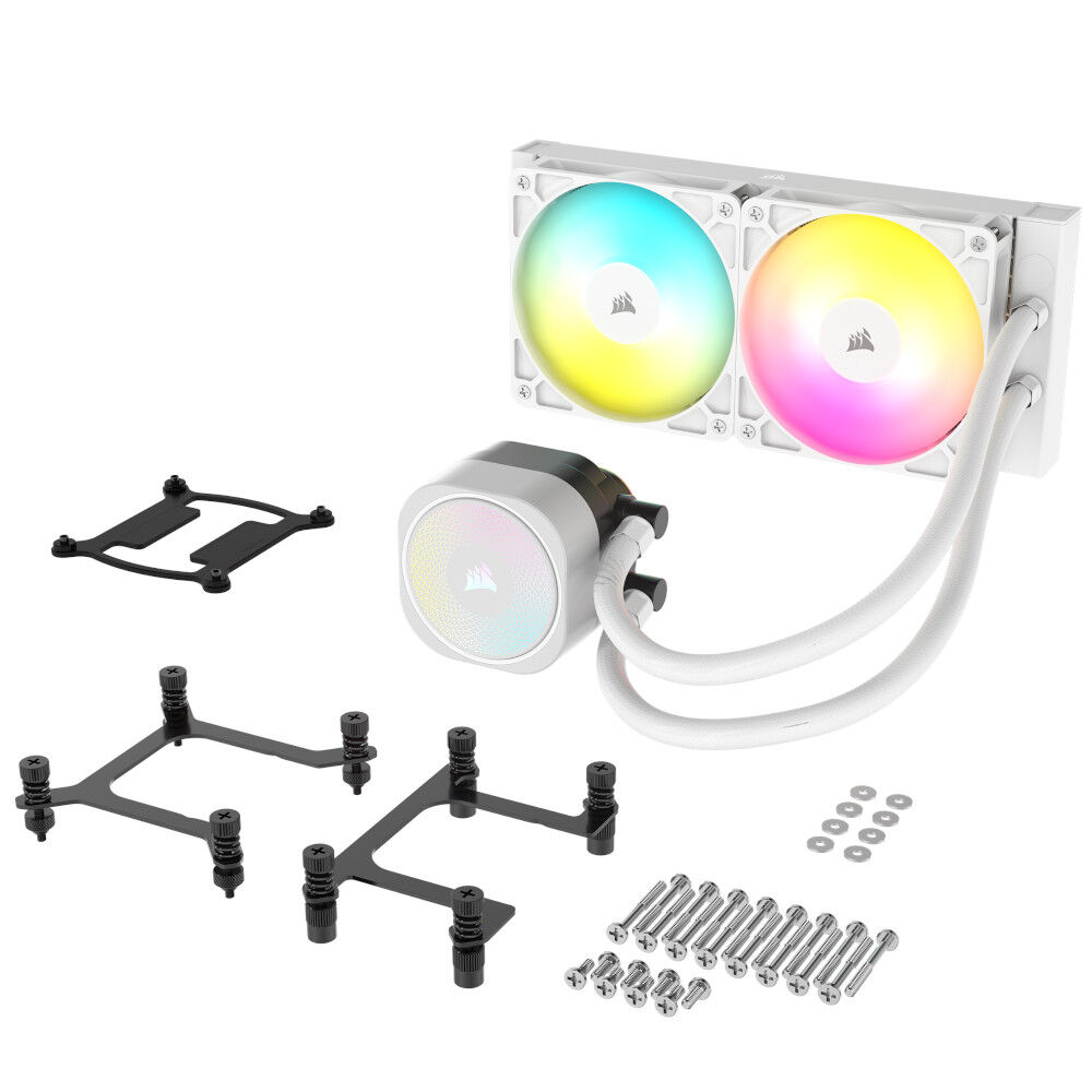 Corsair NAUTILUS 240 RS ARGB, AIO Liquid CPU Cooler - 240 mm, Bianco - immagine 5