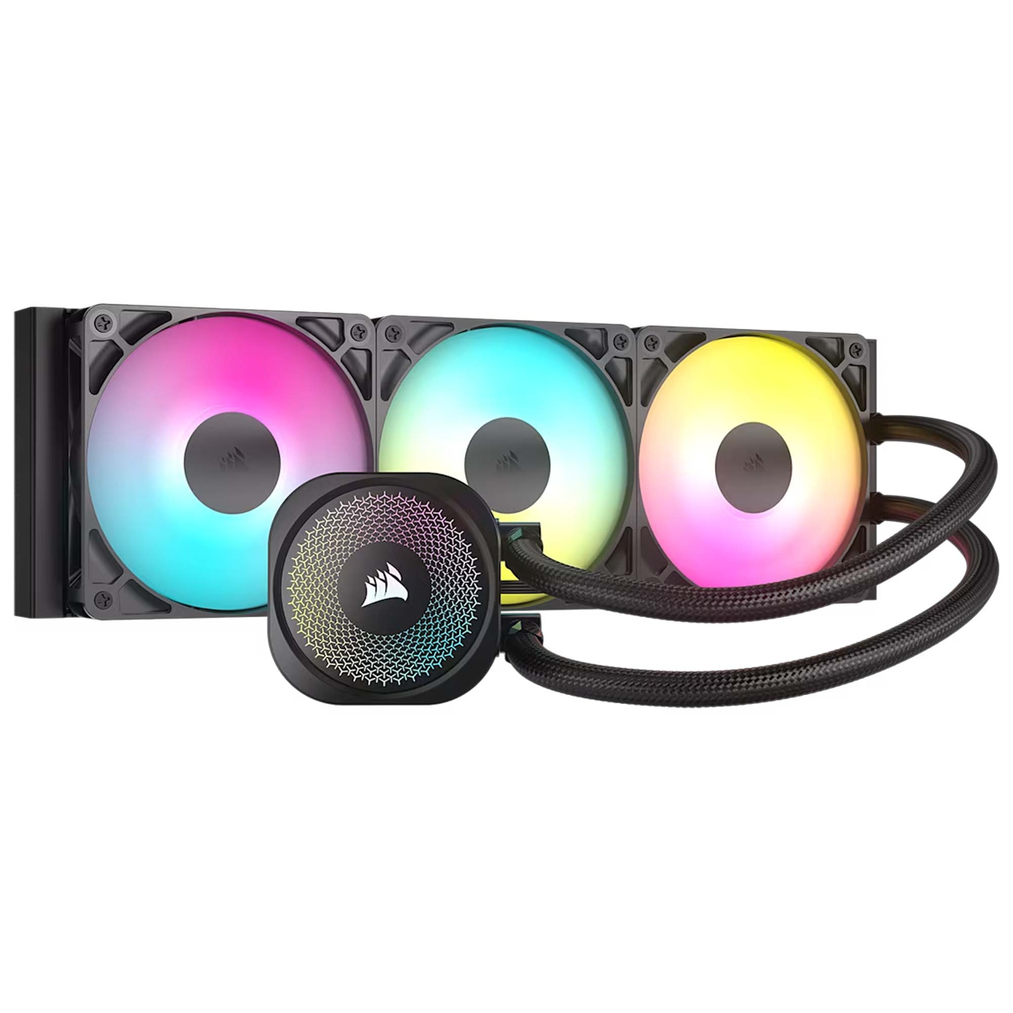 Corsair NAUTILUS 360 RS ARGB, AIO Liquid CPU Cooler - 360 mm, Nero