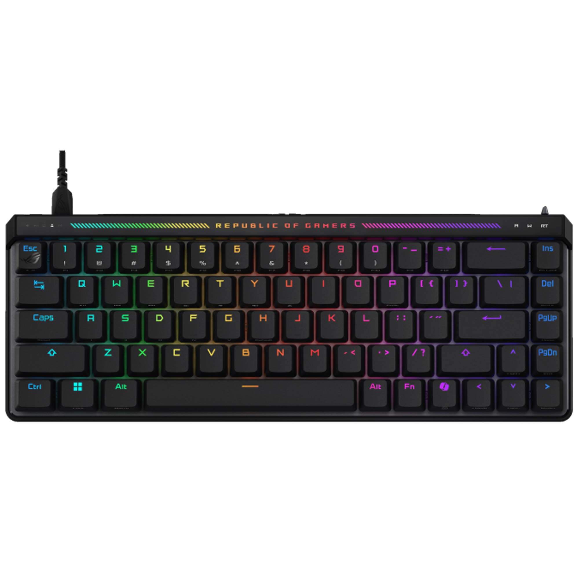 Asus ROG Falchion Ace HFX, Tastiera Gaming ROG NX, TKL 60%, Layout ITA - Nero - immagine 2