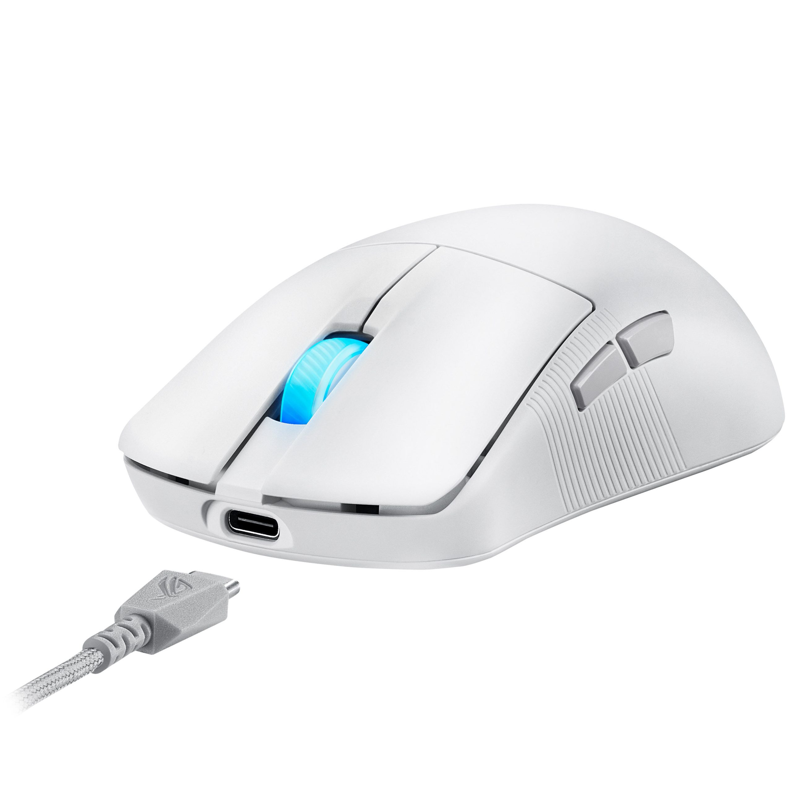 Asus ROG Harpe Ace Mini Gaming Mouse, 8000 Hz - Bianco - immagine 4